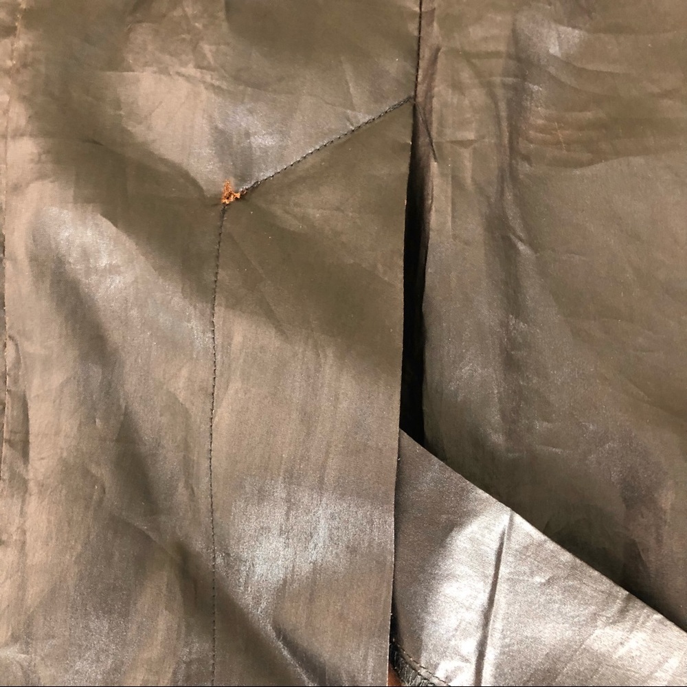 💥PRICE⬇️Vivienne Tam Deep Chocolate 100% Raw Silk Midi Dress - Picture 6 of 6
